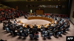 FILE - The United Nations Security Council. 
