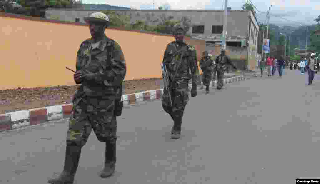 DRC waasi wa M23 wapiga doria Goma