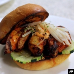 The Yuzu Kosho chicken sandwich is one of many new food offerings at UCLA.