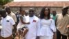 Julius Maada Bio, alors candidat à la présidentielle, en campagne à Freetown, Sierra Leone, le 31 mars 2018. REUTERS/Olivia Acland