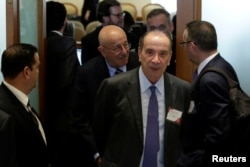 Brazilian Foreign Minister Aloysio Nunes arrives at a closed session before the OAS meeting of foreign ministers to discuss Venezuela's crisis, in Washington, May 31, 2017.