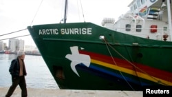 Kapal Greenpeace, Arctic Sunrise. (Foto: dok.)