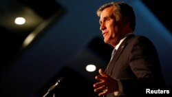 Мітт Ромні промовляє на заході Республіканської партії у штаті Юта