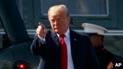 Le président Donald Trump à Morristown, dans le New Jersey, le 4 août 2018. 