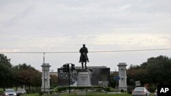 Una estatua ecuestre de P.G.T. Beauregard, un general confederado nacido en Louisiana es uno de los monumentos en la lista para ser removidos.