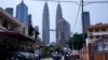 မလေးရှားနိုင်ငံ Kuala Lumpur မြို့မှာ တွေ့ရတဲ့ မြင်ကွင်း။ (ဧပြီ ၁၄၊ ၂၀၂၀)