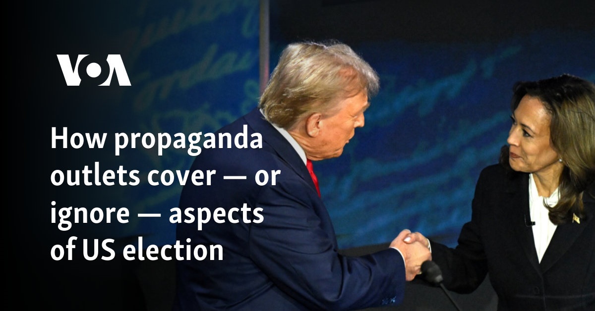 How propaganda outlets cover — or ignore — aspects of US election