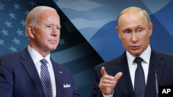 ILUSTRACIJA - Predsednici SAD i Rusije Džozef Bajden (L) i Vladimir Putin (D)