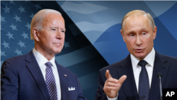 Le président américain Joe Biden (à g.) et son homologue russe Vladimir Poutine. (photo montage)