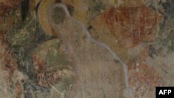 ბაგრატ მესამის განადგურებული ფრესკა ბედიაში, ოკუპირებული აფხაზეთი