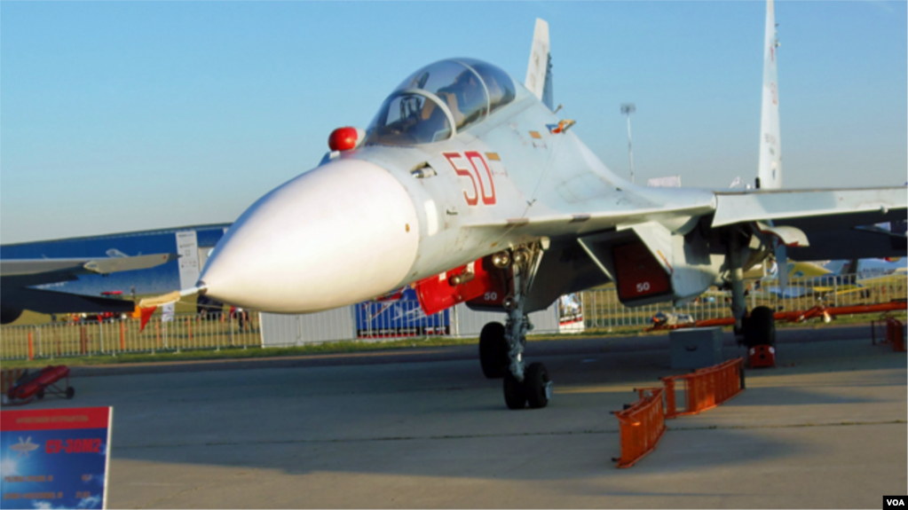 Máy bay chiến đấu SU-30MK2 của Nga được bán cho Việt Nam trong chương trình hợp tác quốc phòng giữa 2 nước trong những năm qua.