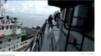 Ảnh chụp từ video ghi lại cảnh "va chạm" giữa tàu kiểm ngư Việt Nam và tàu chiến Indonesia ngày 27/4/2019.