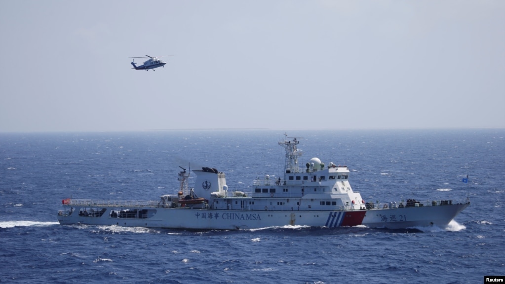 Trung Quốc tập trận ở khu vực quần đảo Hoàng Sa vào ngày 14/7/2016.