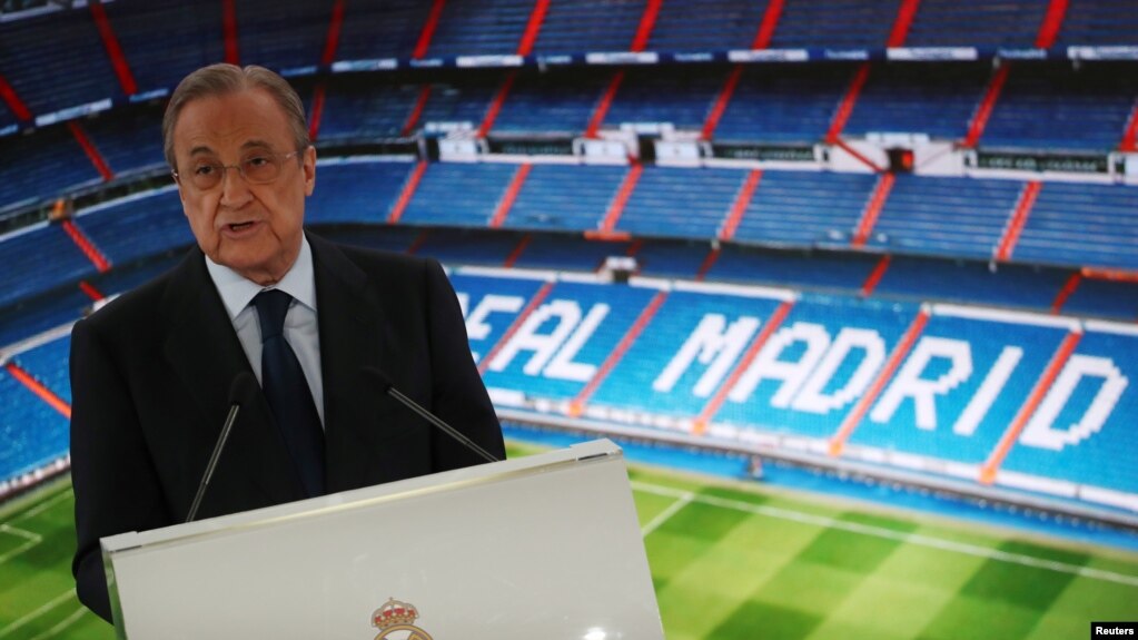 Guddoomiyaha Real Madrid Florentino Perez REUTERS/Sergio Perez - RC13968DD280