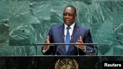 Le président du Sénégal Macky Sall, le 24 septembre 2019.