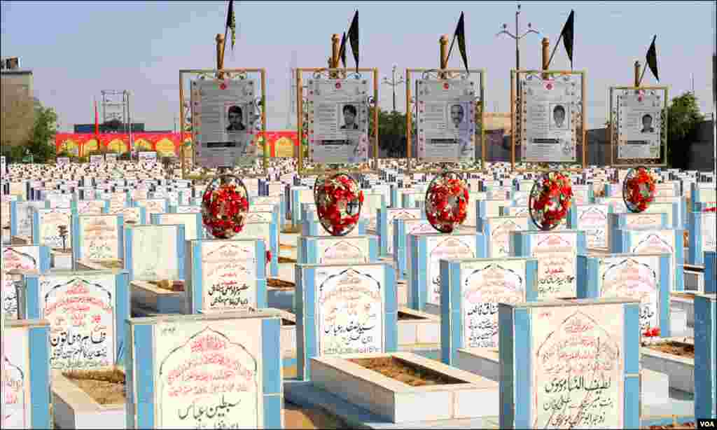 بم دھماکوں ، ٹارگٹ کلنگ یا دیگر سانحات کے نتیجے میں انتقال کرجانے والے افراد کی قبریں