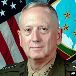 Le général James Mattis, chef du Commandement central américain