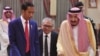 Presiden Joko Widodo Minggu sore (14/4) bertemu Raja Salman bin Abdulaziz Al Saud di Riyadh, dalam perjalanan untuk menunaikan ibadah umrah. (Foto: Biro Setpres RI)