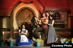 A scene from "The Beauty and the Beast" Broadway show being staged by Disney in India.