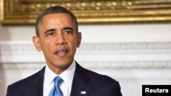 Barack Obama s'est félicité dans son allocution radiophonique hebdomadaire de la bonne tenue de l'économie américaine