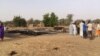 Des maisons incendiées à Moskata lors d'une incursion de Boko Haram dans l'extrême nord du Cameroun, le 17 août 2017. (Photo : Journal l'Oeil du Sahel)