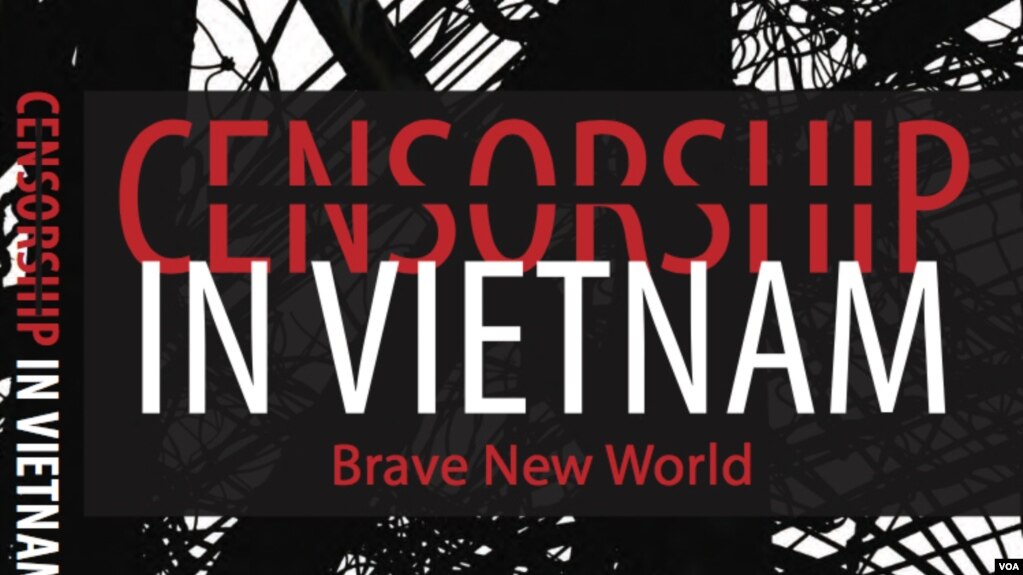 Hình bìa tác phẩm “Censorship in Vietnam: Brave New World” của giáo sư Thomas Bass.