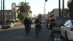 Bicycling to Work Gains Popularity in Los Angeles