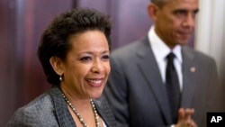 Obama nominó a Loretta Lynch para sustituir a Eric Holder como el jefe del Departamento de Justicia.