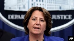 Zv.Prokurorja e Përgjithshme Lisa Monaco duke folur nga Departamenti i Drejtësisë