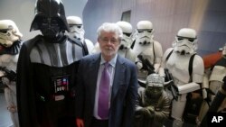 Pencipta 'Star Wars' George Lucas dalam sebuah acara di Singapura (2014)