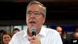 角逐共和黨提名的參選人傑布布殊(Jeb Bush)