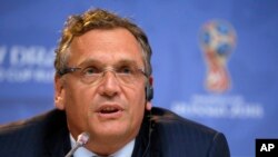 Jérôme Valcke, le secrétaire général de la Fifa suspendu