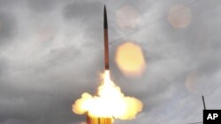 A THAAD missile test launch (file photo)