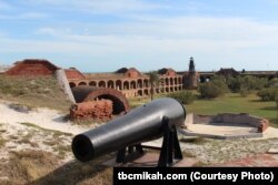 Nestled within the islands and shoals that make up the Dry Tortugas, the harbor overlooked by Fort Jefferson offered ships the chance to resupply, refit, or seek refuge from storms.