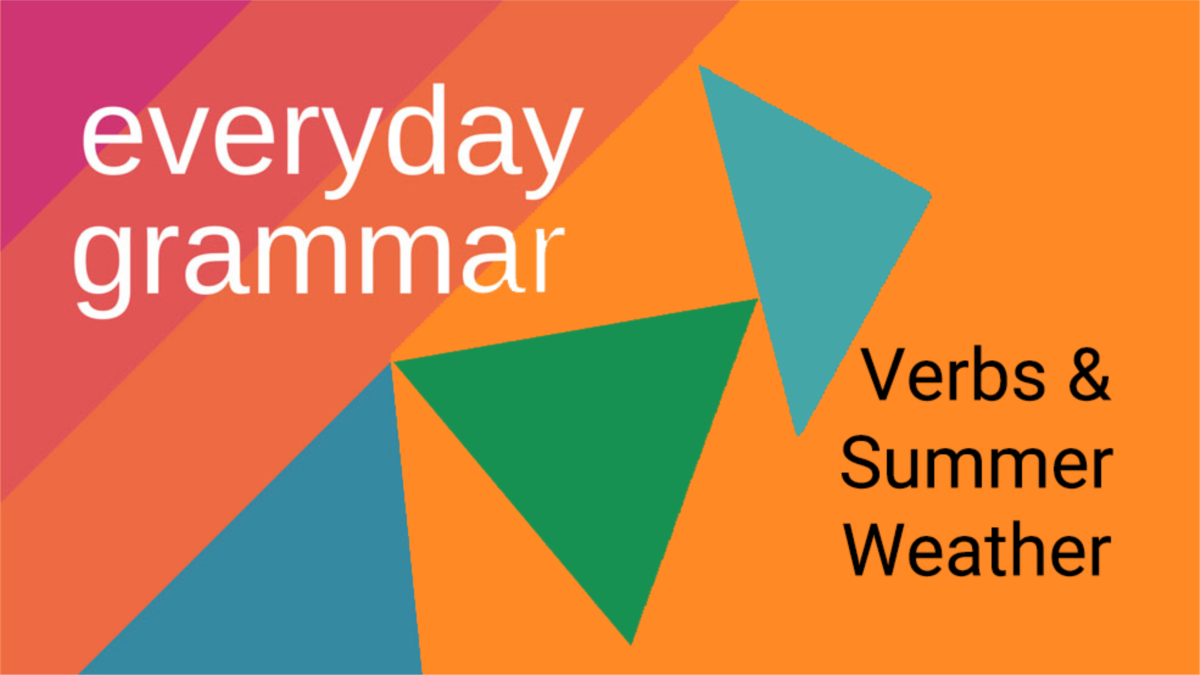 verbs-and-summer-weather