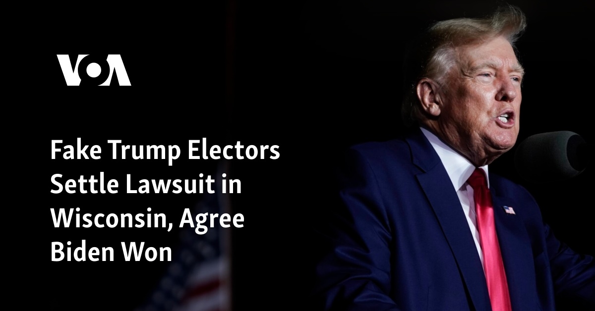 Fake Trump Electors Settle Lawsuit in Wisconsin, Agree Biden Won