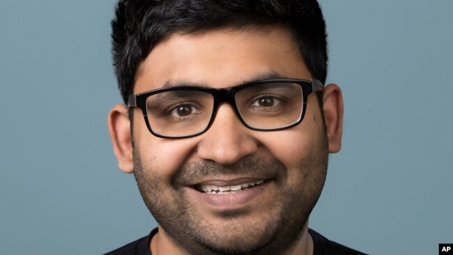 In this image provided by Twitter, Parag Agrawal poses for a picture. The newly named Twitter CEO Agrawal has emerged from behind the scenes to take over one of Silicon Valley's highest-profile and politically volatile jobs.