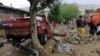Banjir di Provinsi Parwan, Afghanistan, 26 Agustus 2020. Sedikitnya 66 korban dipastikan tewas dan 90 lainnya cedera.