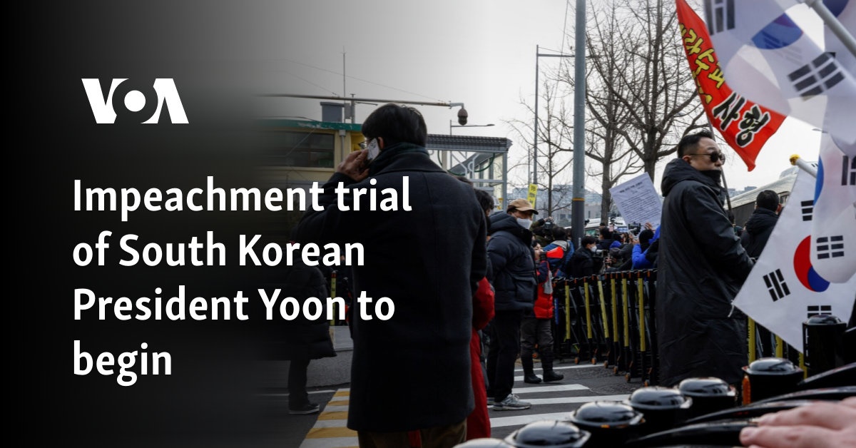 Impeachment trial of South Korean President Yoon to begin