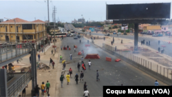 Manifestação em Luanda