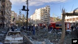 Una enorme explosión estremeció la ciudad turca de Diyarbakir, el viernes 4 de noviembre, de 2016.