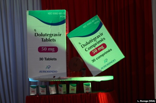 Dolutegravir DTG on display at launch.