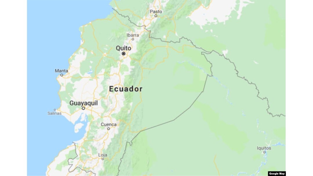 The U.S. Geological Survey reported an earthquake with a magnitude of about 6.8 that was centered just off the Pacific Coast, about 50 miles (80 kilometers) south of Guayaquil, Ecuador's second-largest city.