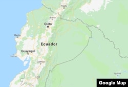 The U.S. Geological Survey reported an earthquake with a magnitude of about 6.8 that was centered just off the Pacific Coast, about 50 miles (80 kilometers) south of Guayaquil, Ecuador's second-largest city.