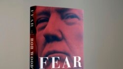 A copy of Bob Woodward's "Fear" is photographed Wednesday, Sept. 5, 2018, in New York. It's not clear whether President Donald Trump has much to fear from "Fear" itself.