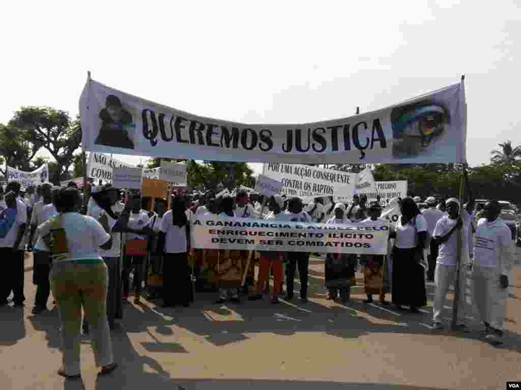 Manifestação na Beira, 31 de Outubro.