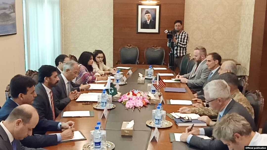 اتوار کے روز پاکستان اور امریکہ کے وفود کا مشاورتی اجلاس ہوا تھا۔