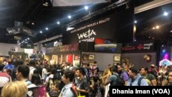 Warga dunia padati ajang tahunan Comic-Con 2019 di San Diego, Califonir (Foto: VOA)