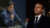 Foto kombinasi Perdana Menteri Pakistan Imran Khan dan Presiden Perancis Emmanuel Macron.