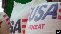 미 국제개발처 USAID가 지원하는 식량. (자료사진)